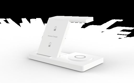 Беспроводное зарядное устройство QI Magnetic T258 15 Вт, складное зарядное устройство для iPhone и Samsung