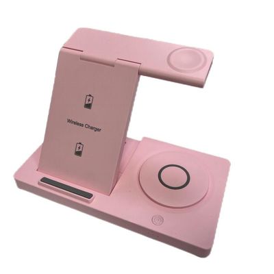 Хорошая цена 15 Вт сгибаемая беспроводная станция зарядки в белом/черном/зеленом/фиолетовом/розовом цвете для зарядки часов 3 Вт Выход 5 Вт/7,5 Вт/10 Вт/15 Вт онлайн