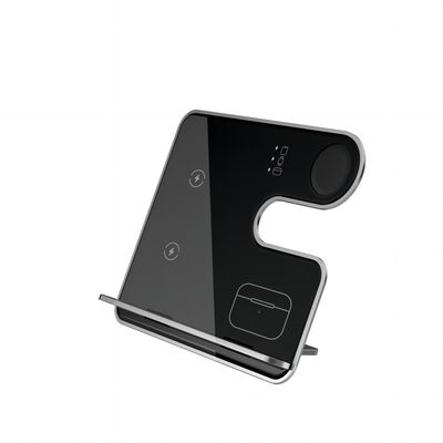 Хорошая цена 15 Вт быстрое беспроводное зарядное брекеты для Apple Samsung Qi телефоны Airpod и iWatch онлайн