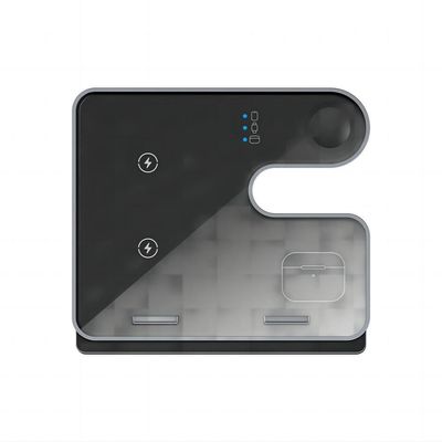 Хорошая цена 15 Вт быстрое беспроводное зарядное брекеты для Apple Samsung Qi телефоны Airpod и iWatch онлайн