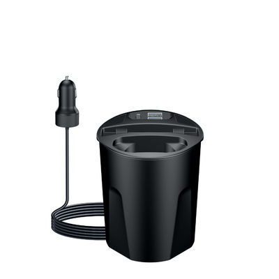 Хорошая цена 15W быстрая зарядка беспроводная зарядка чашка зарядка автомобиля черный цвет для автомобилей онлайн