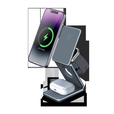 Хорошая цена 15 Вт быстрая зарядка 4 в 1 беспроводное зарядное устройство с алюминиевым корпусом онлайн