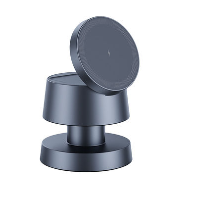 Хорошая цена Промышленный XH-X6 беспроводный быстрый зарядчик 15W/10W Металлическая краска Поддержка регулировка угла с двухцветным зарядом света онлайн