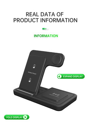 Хорошая цена T288 15w / 10w Dual Interface Wireless Fast Charger Stand для iPhone и Samsung 2025 Мобильный телефон зарядное устройство онлайн