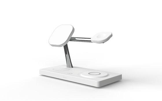 Хорошая цена T218 2025 Последнее беспроводное быстрое зарядное устройство мощностью 15 Вт / 10 Вт с зарядным стендом Apple Watch 3 Вт для телефонов Samsung и Apple онлайн