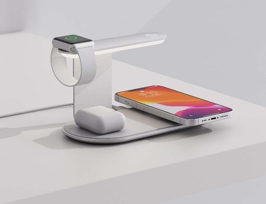 Хорошая цена V2206 Беспроводное зарядное устройство и поддержка бракетов для мобильных телефонов 5W/7.5W/10W/15W Зарядка телефонов и наушников онлайн