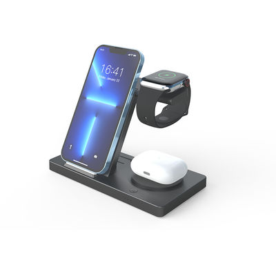 5 в 1 складная зарядная станция Airpods Iwatch быстрая зарядка iPhone с ночным светом 2w