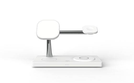 Быстрая магнитная беспроводная зарядка Ночное освещение 15w Для Airpods Iwatch ABS Материал