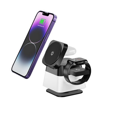 Универсальная беспроводная зарядная панель 15 Вт Бело-черный ABS PC All In One зарядное устройство 2А Входной ток