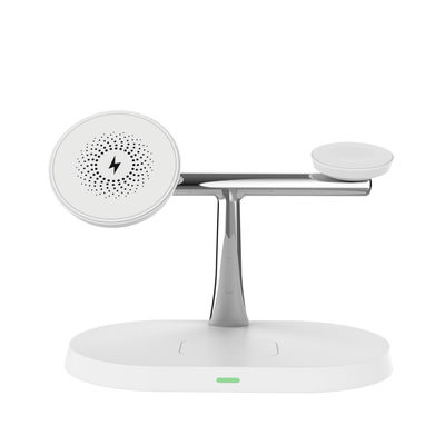Хорошая цена Магнитная беспроводная станция зарядки 3 в 1 для Qi Phone Airpod & IWatch онлайн