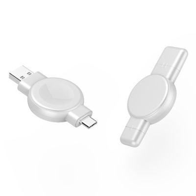 Хорошая цена 15г беспроводная зарядная панель для Apple Watch и Samsung Watch Usb и типа C Два способа зарядки онлайн