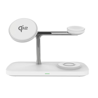 Чёрно-белый QI2 все в одном складной беспроводный зарядчик для Iphone Iwatch Earphone
