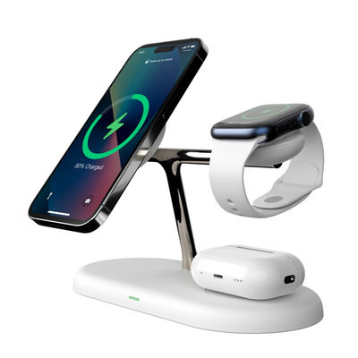 Хорошая цена T256 Все в одном беспроводное зарядное устройство совместимо с Samsung и Apple Рабочая частота 110-205KHz Ввод 12V/2.5A онлайн