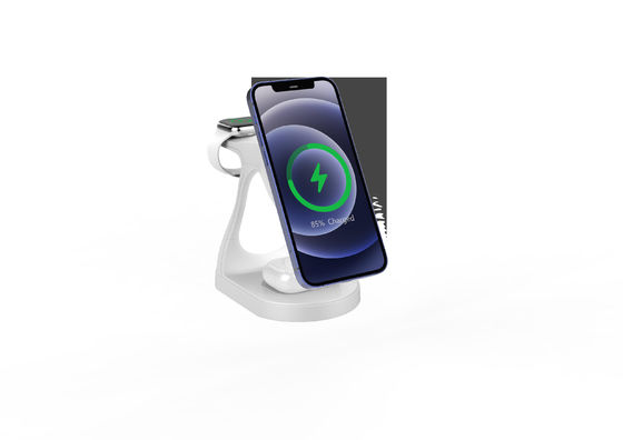 Хорошая цена 2025 New Y008 wireless fast charger mobile phone bracket charging for Apple and Samsung products 15W/10W Charger онлайн
