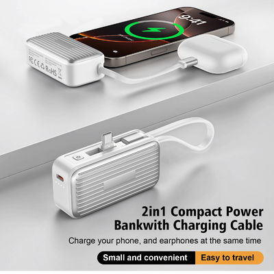 2025 Timess Новый эффективный 4800mah Мобильный телефон Power Bank Мини-Power Bank с двойным интерфейсом типа C зарядный банк