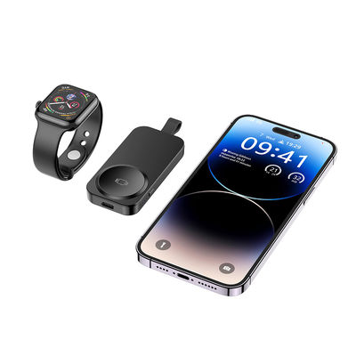 2025 Новое беспроводное зарядное устройство X550 Для Apple Watch 1000mah Mini Power Bank Портативное зарядное устройство для часов