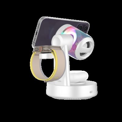 Хорошая цена 25W All In One Wireless Charger Compatible with both Apple and Samsung Phone Earbuds Watch онлайн