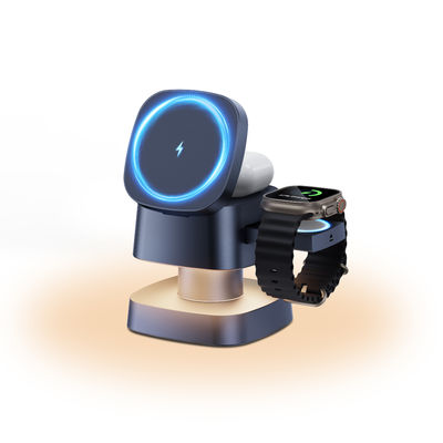 Хорошая цена Беспроводное зарядное устройство 4 в 1 с ночником 15 Вт/10 Вт/7,5 Вт/5 Вт Складное зарядное устройство онлайн