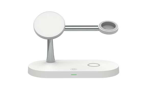 Хорошая цена Магнитное беспроводное зарядное устройство 3 в 1 с быстрой зарядкой 15 Вт и материалом ABS онлайн