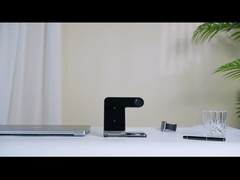 PD/QC Metal Wireless 3 в 1 зарядный стенд 6 мм расстояние зарядки