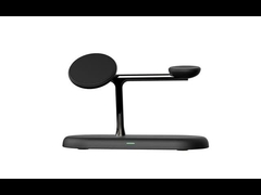 ABS Цинковая сплавная материя Все в одном магнитное быстрое беспроводное зарядное устройство Расстояние зарядки ≤ 8 мм t256