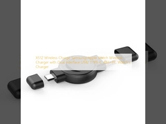 Беспроводное зарядное устройство X512 Samsung/Apple Watch Беспроводное зарядное устройство с двойным интерфейсом USB/TYPE-C ABS+PC Watch's Charger
