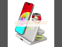 2025 Новый A21 Apple And Samsung Зарядное устройство 15W/10W Зарядное устройство для мобильных телефонов Поддержка зарядки часов и наушников