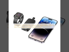 2025 Новое беспроводное зарядное устройство X550 Для Apple Watch 1000mah Mini Power Bank Портативное зарядное устройство для часов