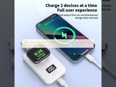 2025 Последнее беспроводное зарядное устройство для часов Apple ABS + PC 2W Mini Power Bank Поддержка Harging Iwatch