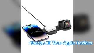Складное беспроводное зарядное устройство для устройств Apple